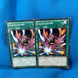 Yugioh Card GaGaGawind Spell Card 1st Edition 1996 NWOTS Non 1st Edition